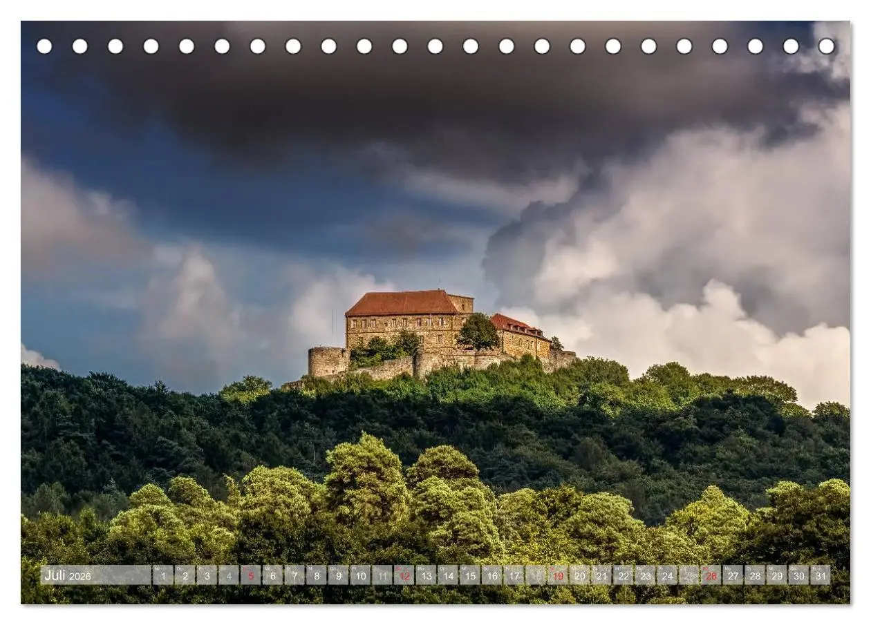 Bild: 9783516082340 | Burgenlandschaft Fränkische Schweiz (Tischkalender 2026 DIN A5...