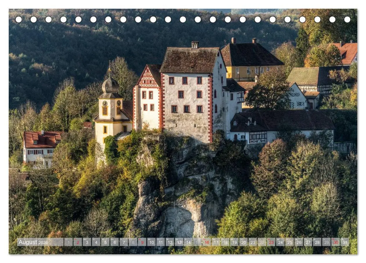 Bild: 9783516082340 | Burgenlandschaft Fränkische Schweiz (Tischkalender 2026 DIN A5...