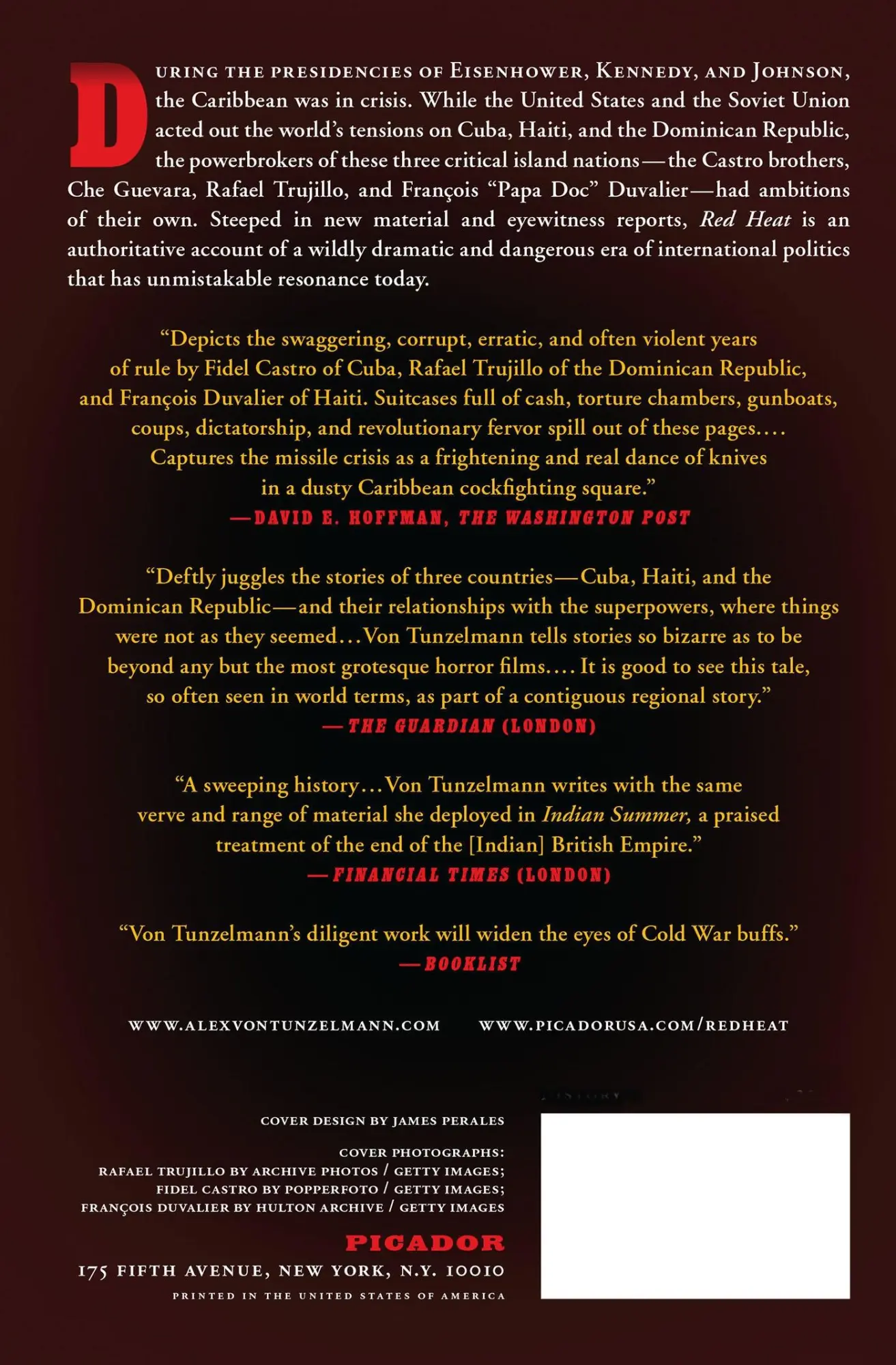 Rückseite: 9781250002440 | Red Heat | Conspiracy, Murder, and the Cold War in the Caribbean