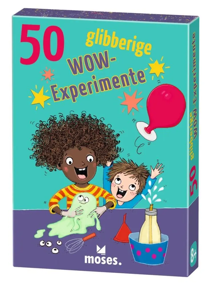 Cover: 4033477302540 | 50 glibberige WOW-Experimente | Carola von Kessel | Spiel | 50 Karten