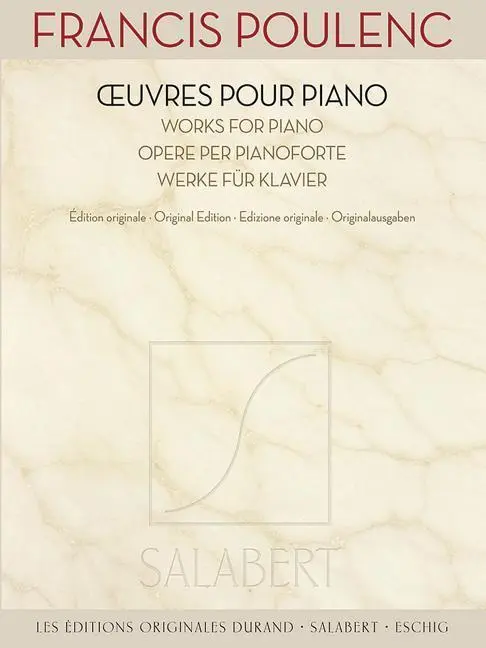 Cover: 9781495002540 | Francis Poulenc - Works for Piano | Francis Poulenc | Taschenbuch
