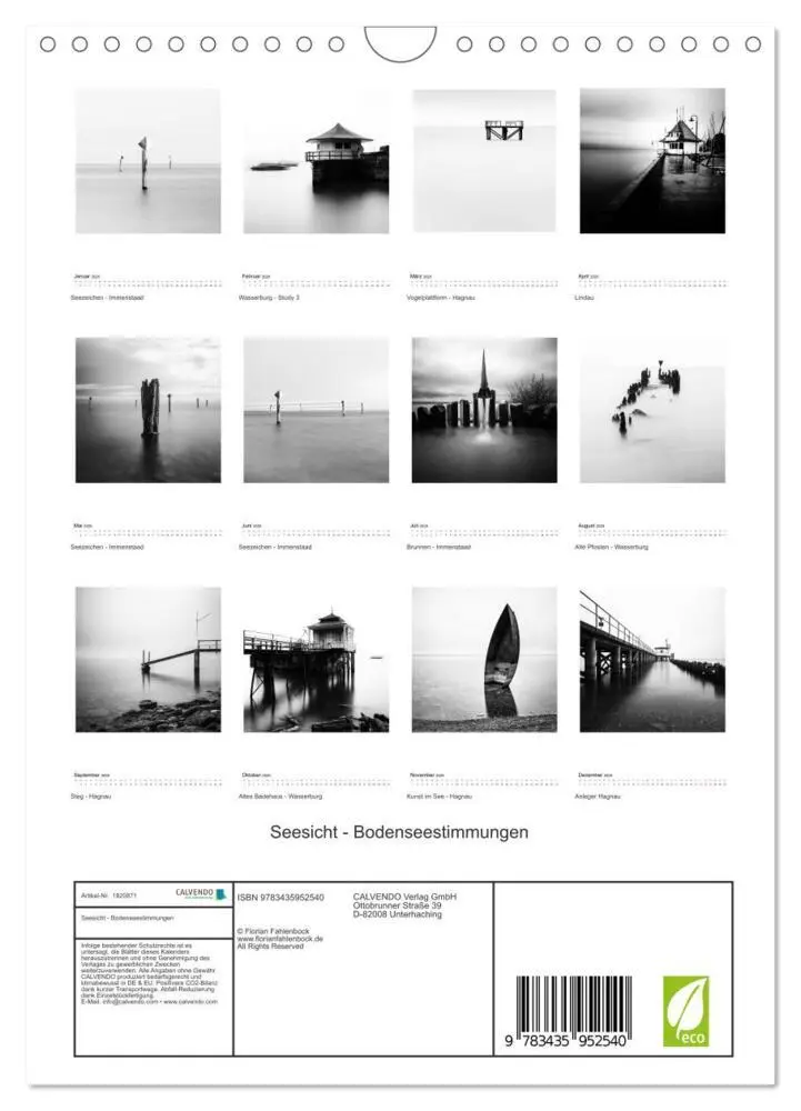 Bild: 9783435952540 | Seesicht - Bodenseestimmungen (Wandkalender 2025 DIN A4 hoch),...