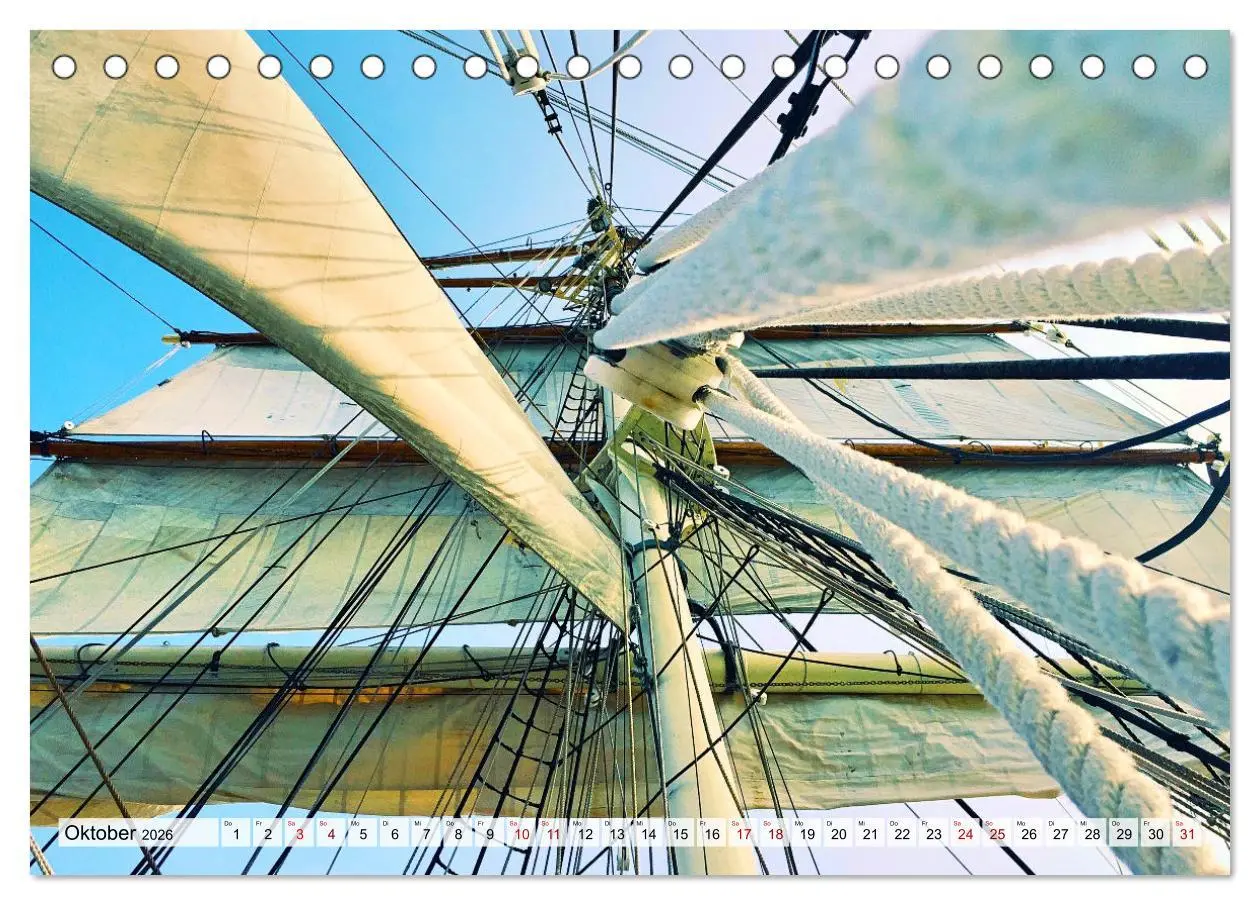 Bild: 9783457422540 | Segeln - mit dem Wind (Tischkalender 2026 DIN A5 quer), CALVENDO...