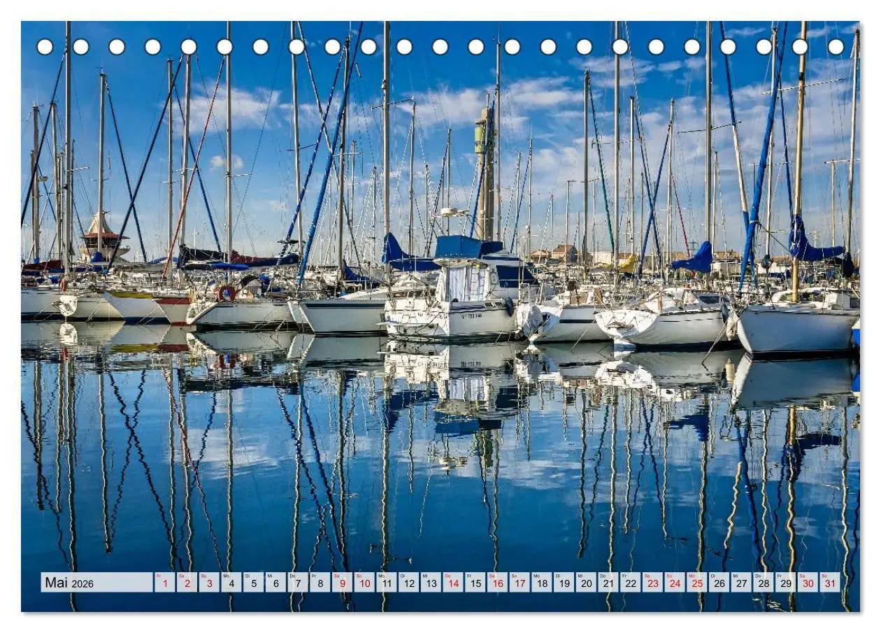 Bild: 9783457422540 | Segeln - mit dem Wind (Tischkalender 2026 DIN A5 quer), CALVENDO...