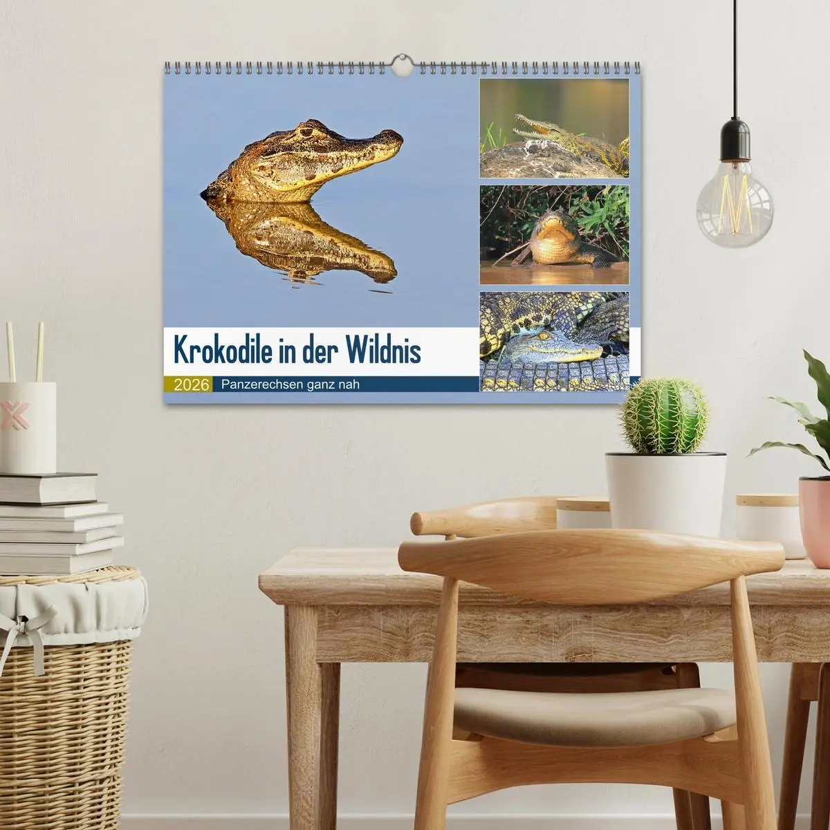 Bild: 9783457802540 | Krokodile in der Wildnis (Wandkalender 2026 DIN A3 quer), CALVENDO...