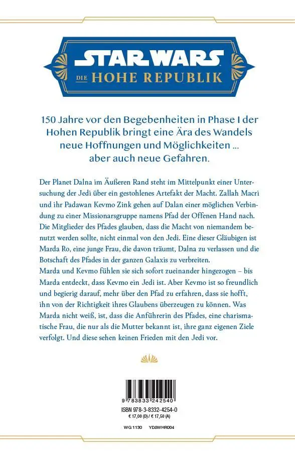 Rückseite: 9783833242540 | Star Wars: Die Hohe Republik - Der Pfad der Täuschung | Taschenbuch