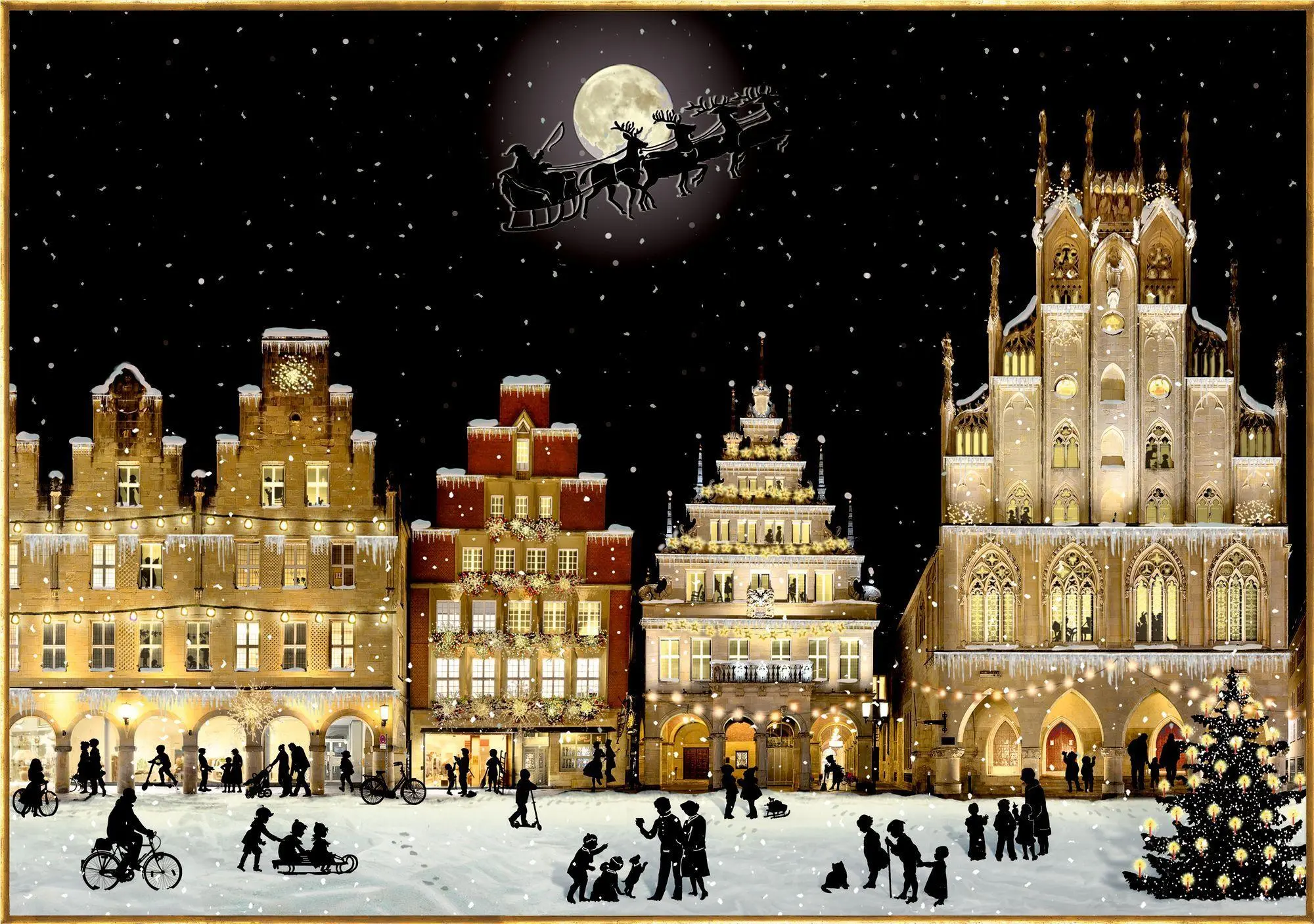 Puzzle - Nostalgisches Stadtpanorama - 1000 Teile
