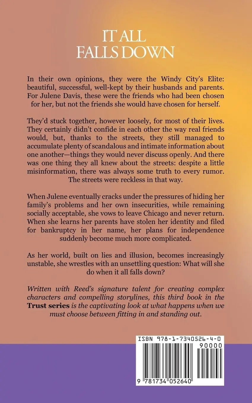 Rückseite: 9781734052640 | It All Falls Down | A Novel | Daines Reed | Taschenbuch | Englisch