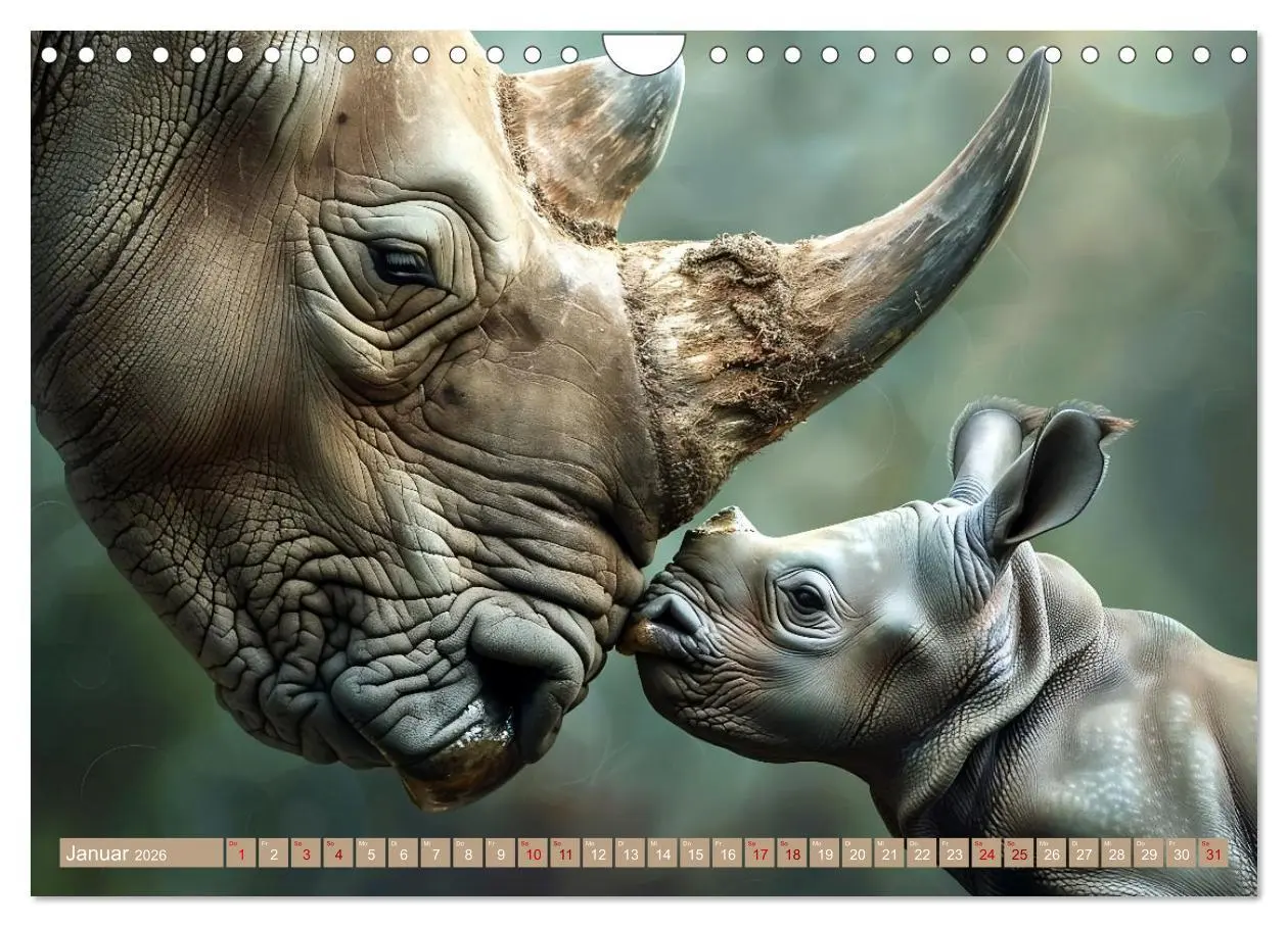 Bild: 9783457342640 | Tierkinder des Südens (Wandkalender 2026 DIN A4 quer), CALVENDO...