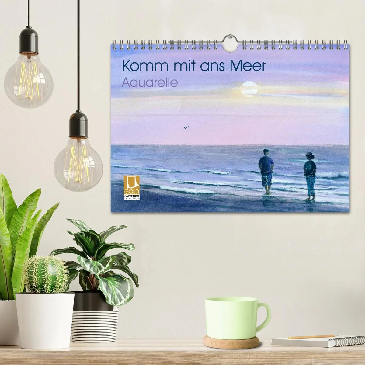 Bild: 9783516052640 | Komm mit ans Meer - Aquarelle (Wandkalender 2026 DIN A4 quer),...