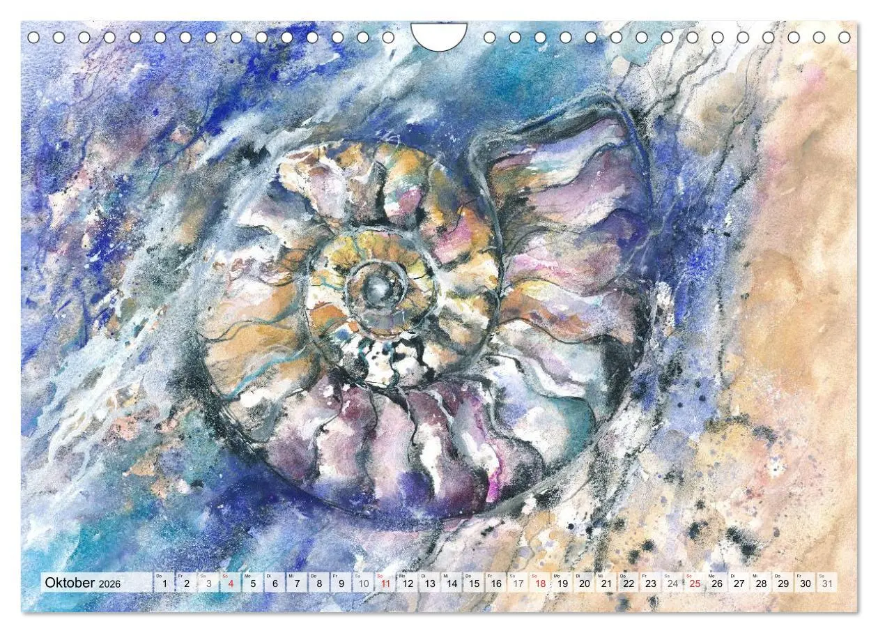 Bild: 9783516052640 | Komm mit ans Meer - Aquarelle (Wandkalender 2026 DIN A4 quer),...