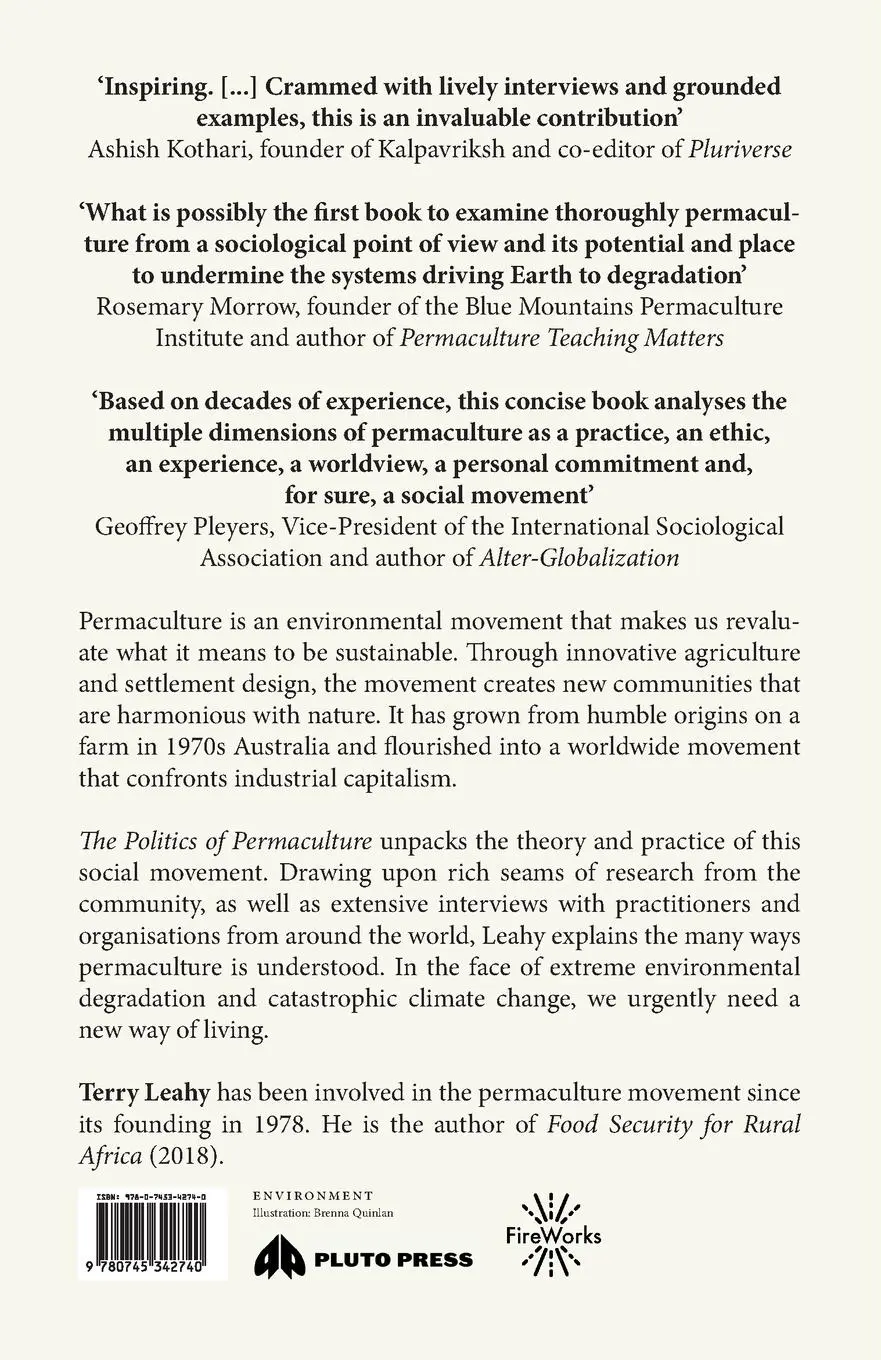 Rückseite: 9780745342740 | The Politics of Permaculture | Terry Leahy | Taschenbuch | Englisch
