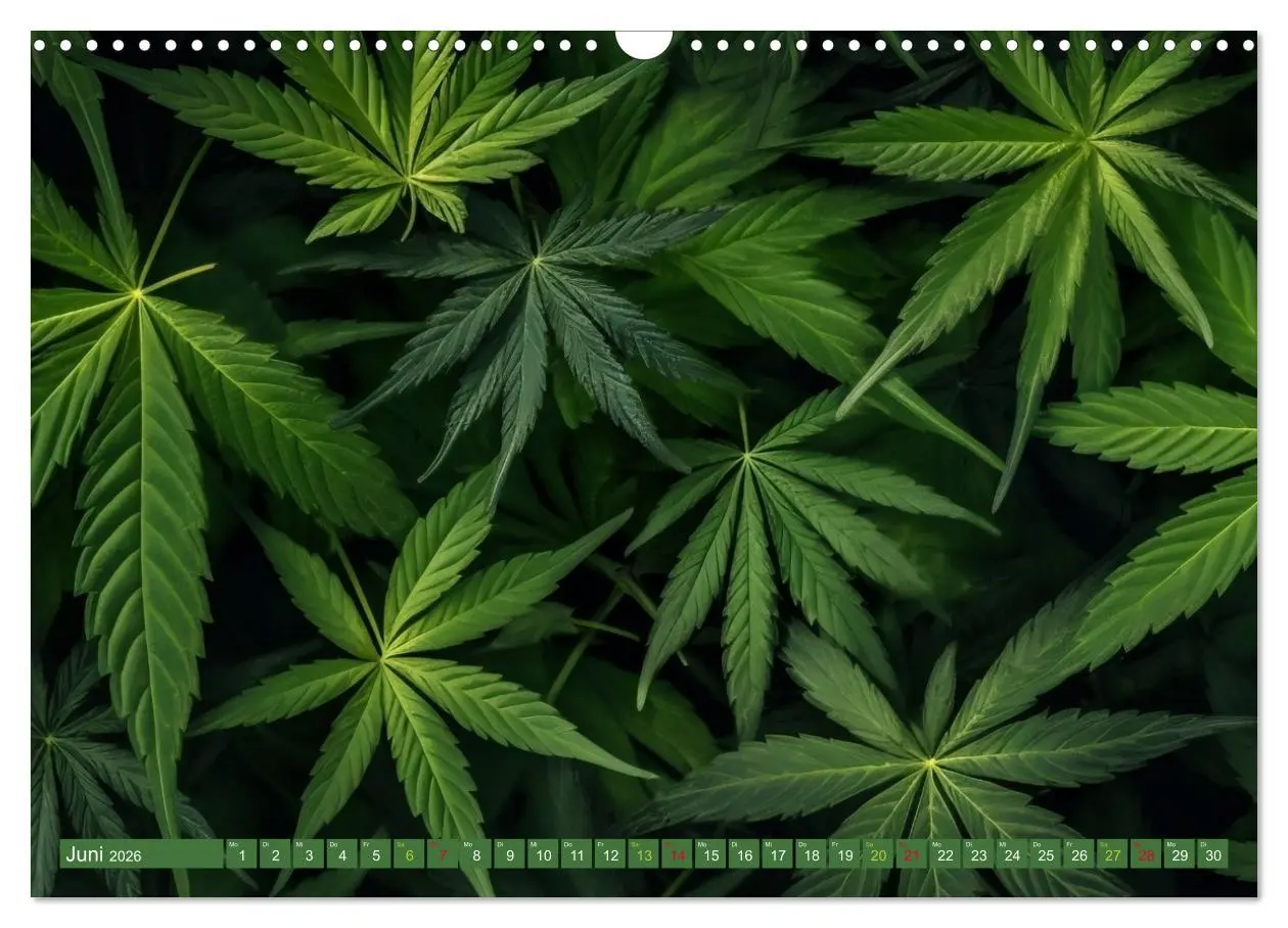 Bild: 9783457402740 | Faszination Cannabis (Wandkalender 2026 DIN A3 quer), CALVENDO...
