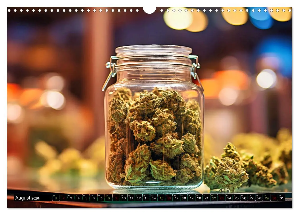 Bild: 9783457402740 | Faszination Cannabis (Wandkalender 2026 DIN A3 quer), CALVENDO...