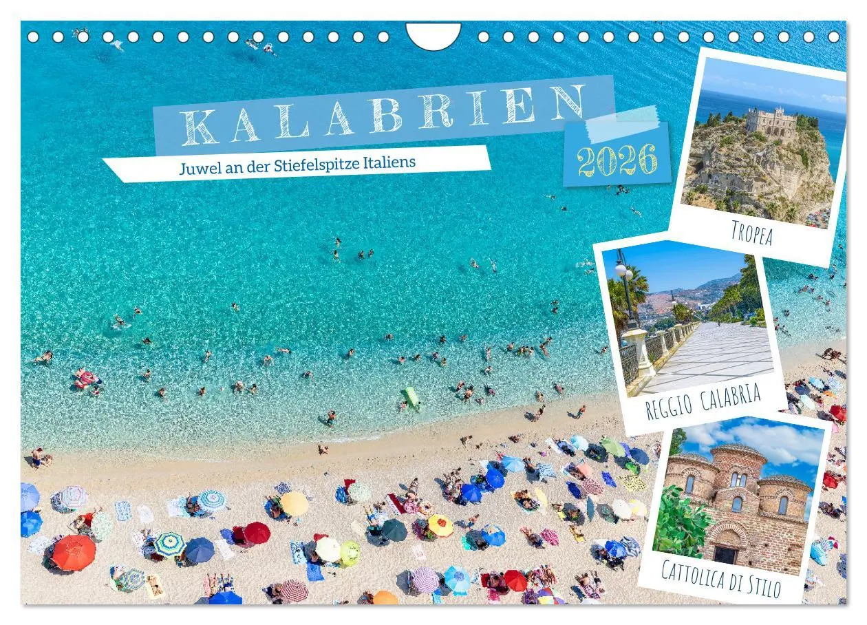 Cover: 9783457572740 | Kalabrien - Juwel an der Stiefelspitze Italiens (Wandkalender 2026...
