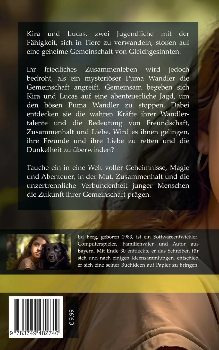 Rückseite: 9783749482740 | Kira, die Wandlerin - 01 - Die Kraft der Verwandlung | Ed Berg | Buch