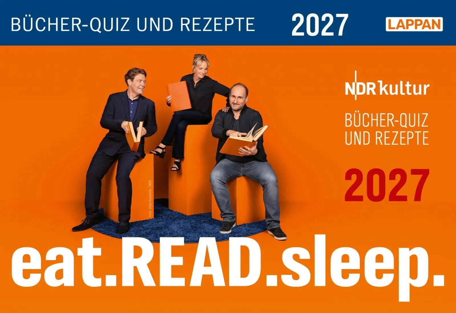 Cover: 9783830322740 | eat.READ.sleep Tageskalender 2027 | Lappan Verlag | Kalender | 640 S.