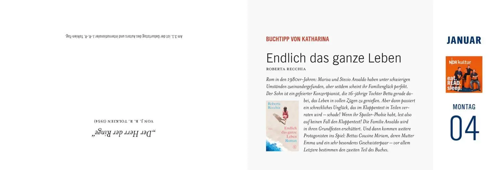 Bild: 9783830322740 | eat.READ.sleep Tageskalender 2027 | Lappan Verlag | Kalender | 640 S.