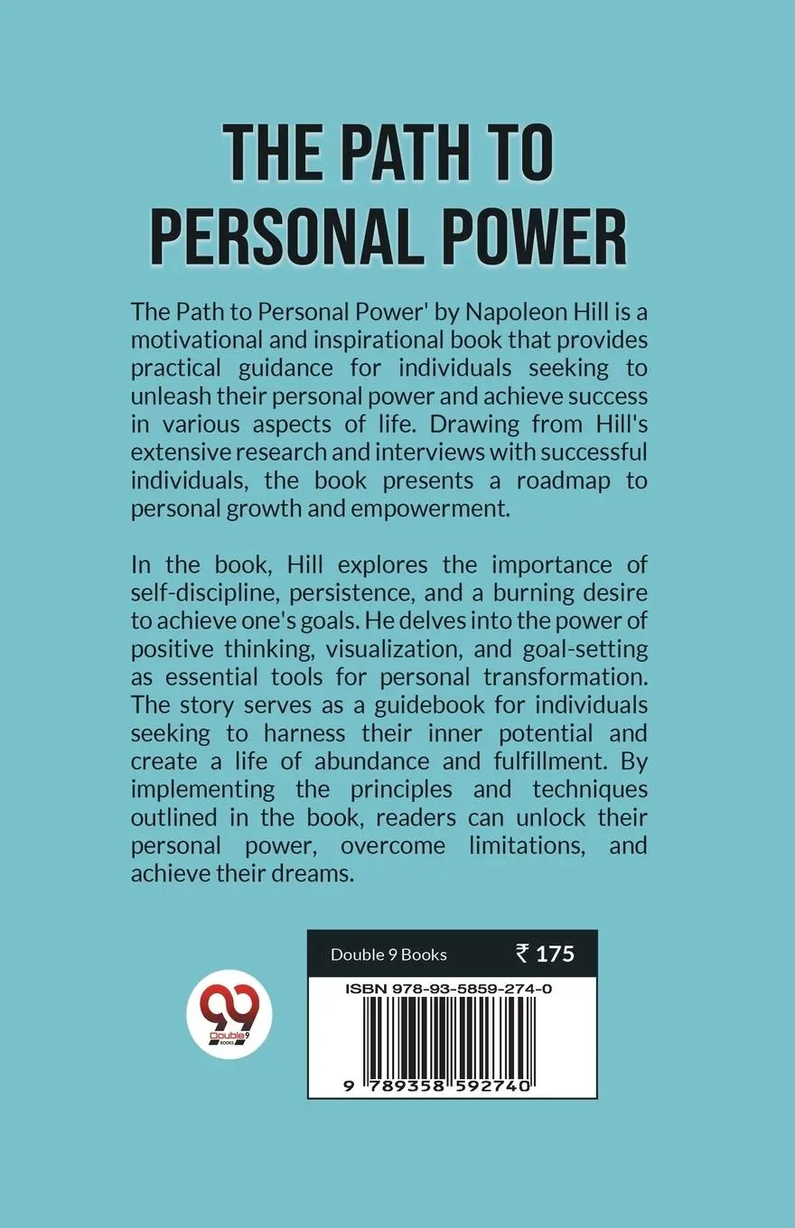 Rückseite: 9789358592740 | The Path To Personal Power | Napoleon Hill | Taschenbuch | Englisch