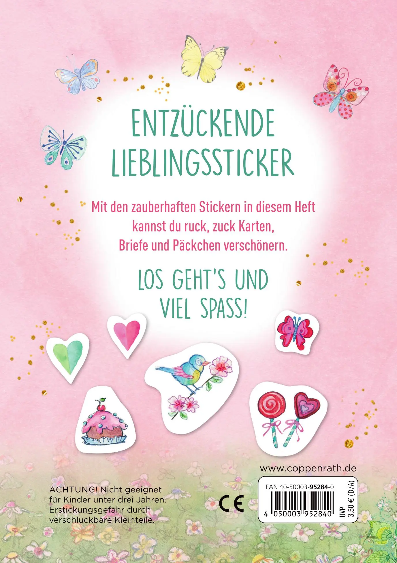 Rückseite: 4050003952840 | Lieblingssticker (Prinzessin Lillifee) | Monika Finsterbusch | Buch