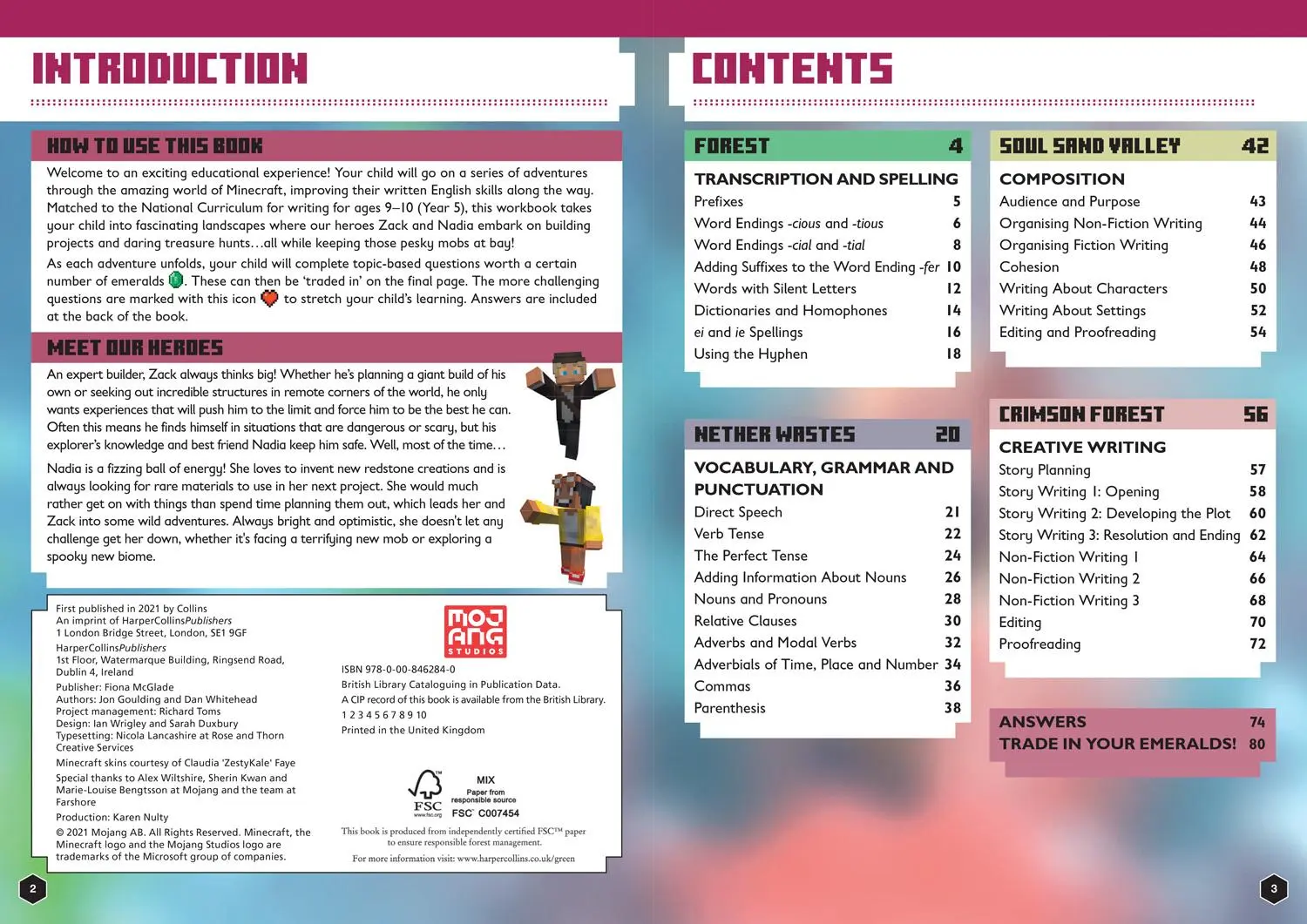Bild: 9780008462840 | MNCRFT ED_MNCRFT ENG AGES 9-10 | Collins Ks2 | Taschenbuch | Englisch