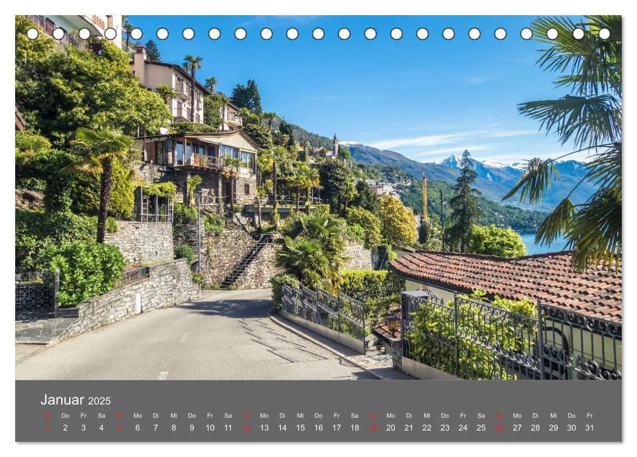 Bild: 9783435232840 | Tessin, zwischen Lago Maggiore und Lugano (Tischkalender 2025 DIN...