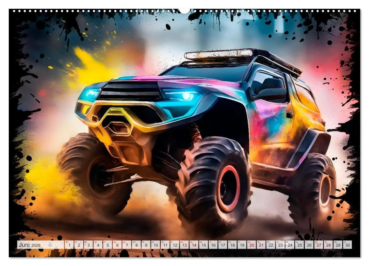 Bild: 9783457492840 | Coole KI-generierte OFF-ROAD-WAGEN (hochwertiger Premium...