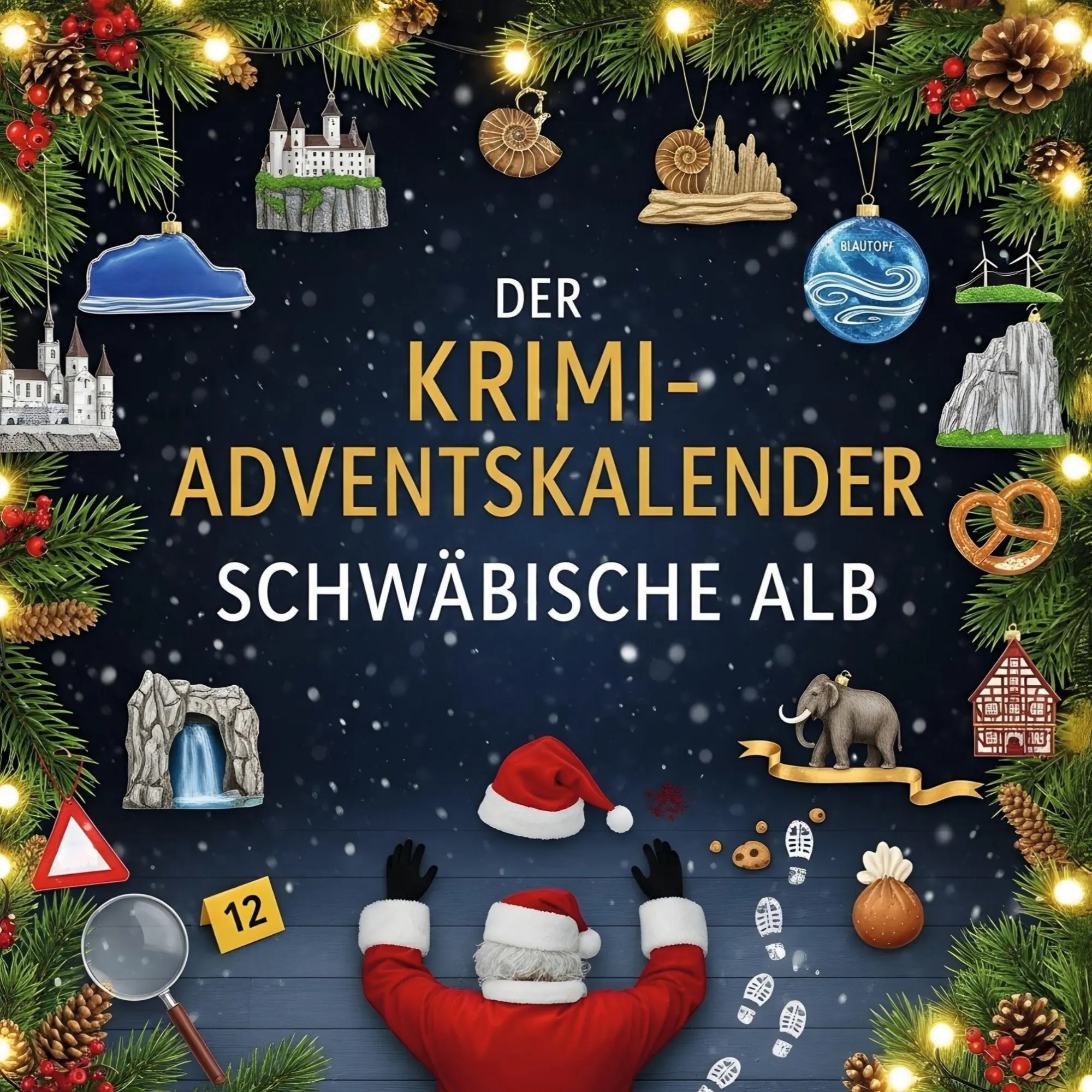 Cover: 9783695302840 | Der Krimi-Adventskalender Schwäbische Alb | Emily Weber | Taschenbuch