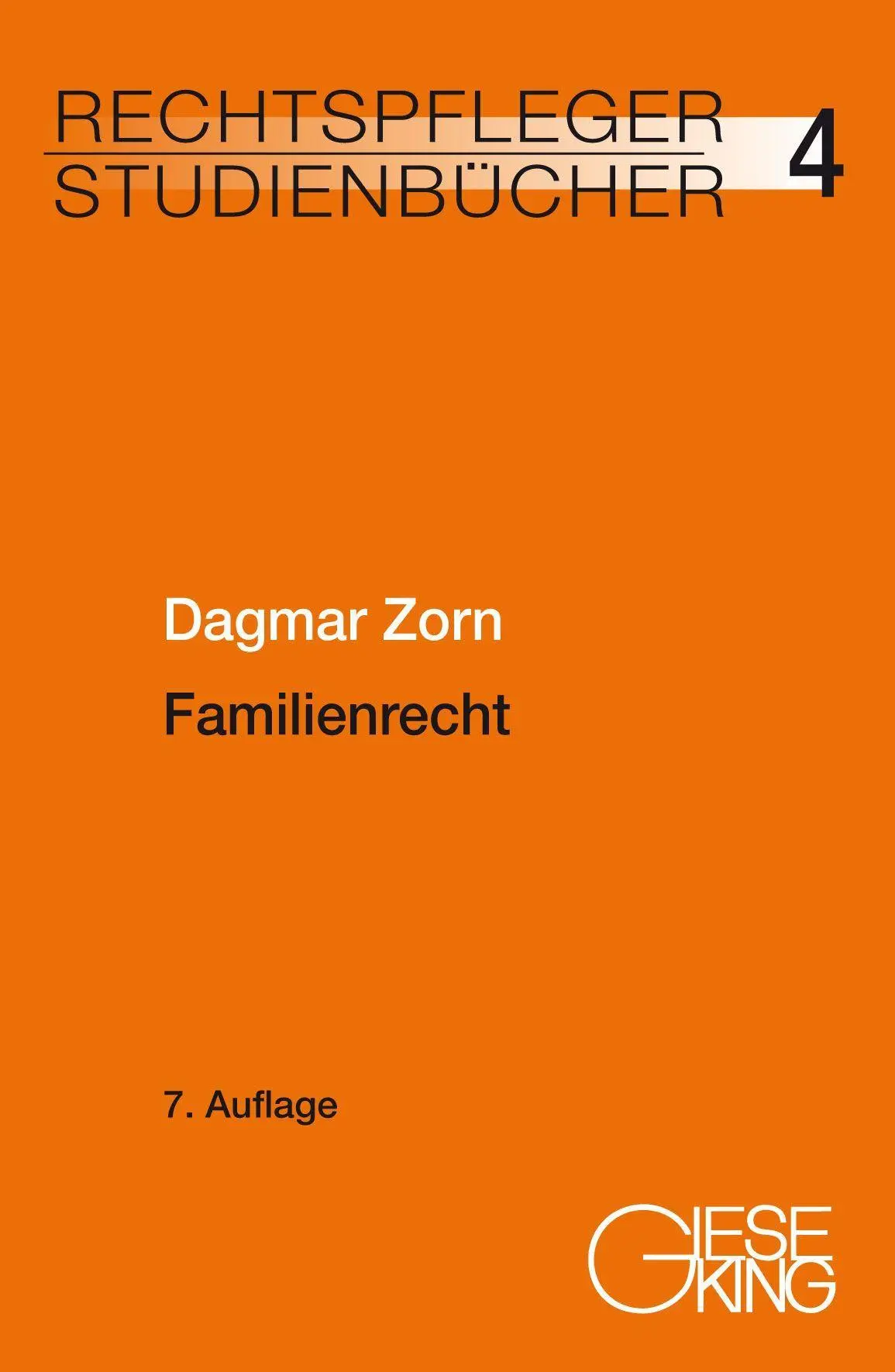 Cover: 9783769412840 | Familienrecht | Dagmar Zorn | Taschenbuch | XV | Deutsch | 2022