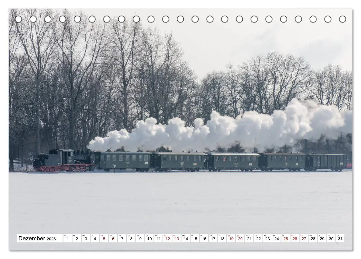 Bild: 9783457862940 | Mansfelder Bergwerksbahn (Tischkalender 2026 DIN A5 quer), CALVENDO...