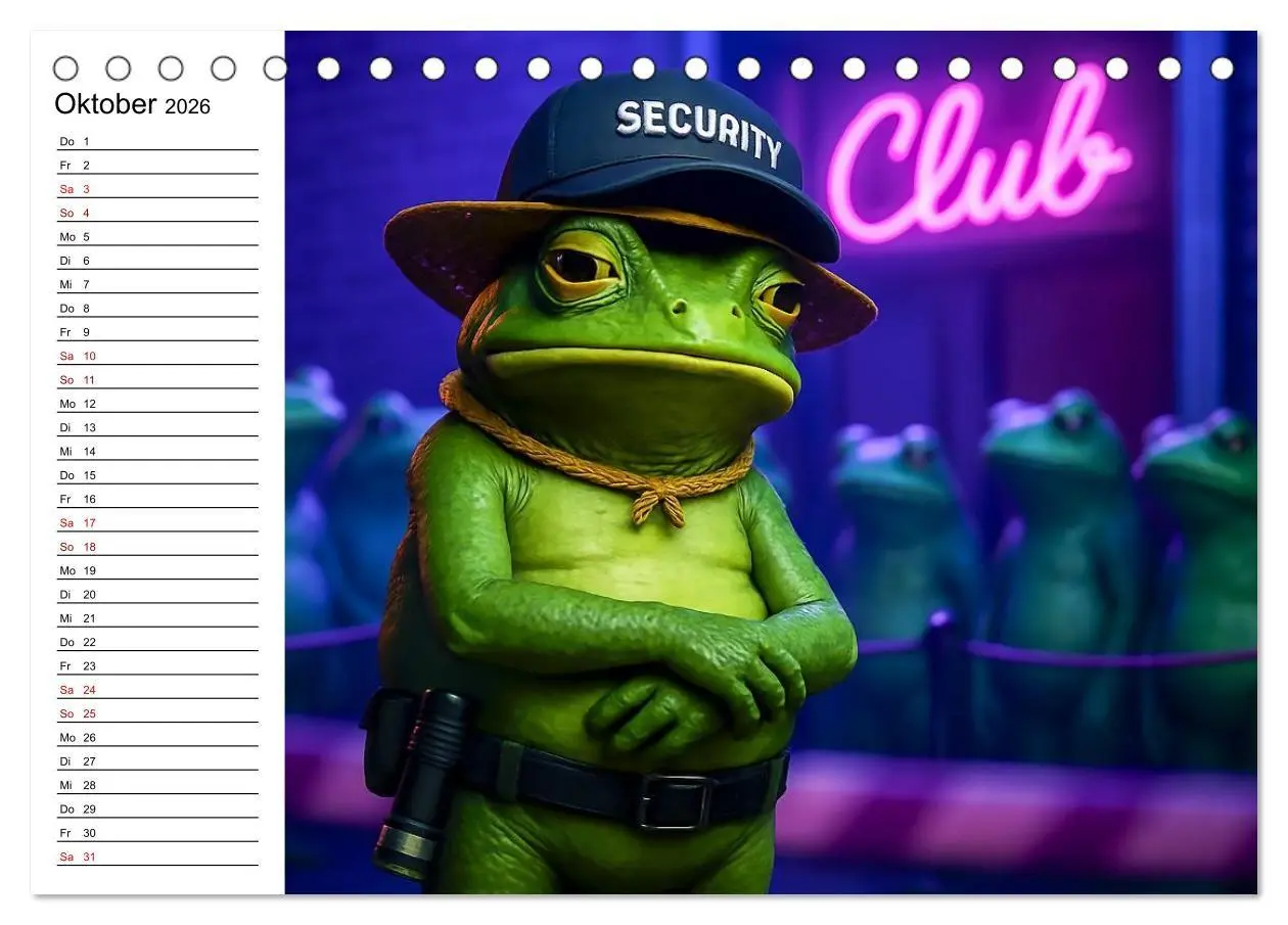 Bild: 9783516712940 | Frosch bei der Arbeit- Dienst nach Vorschrift (Tischkalender 2026...