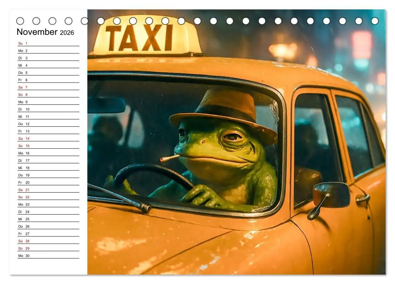 Bild: 9783516712940 | Frosch bei der Arbeit- Dienst nach Vorschrift (Tischkalender 2026...