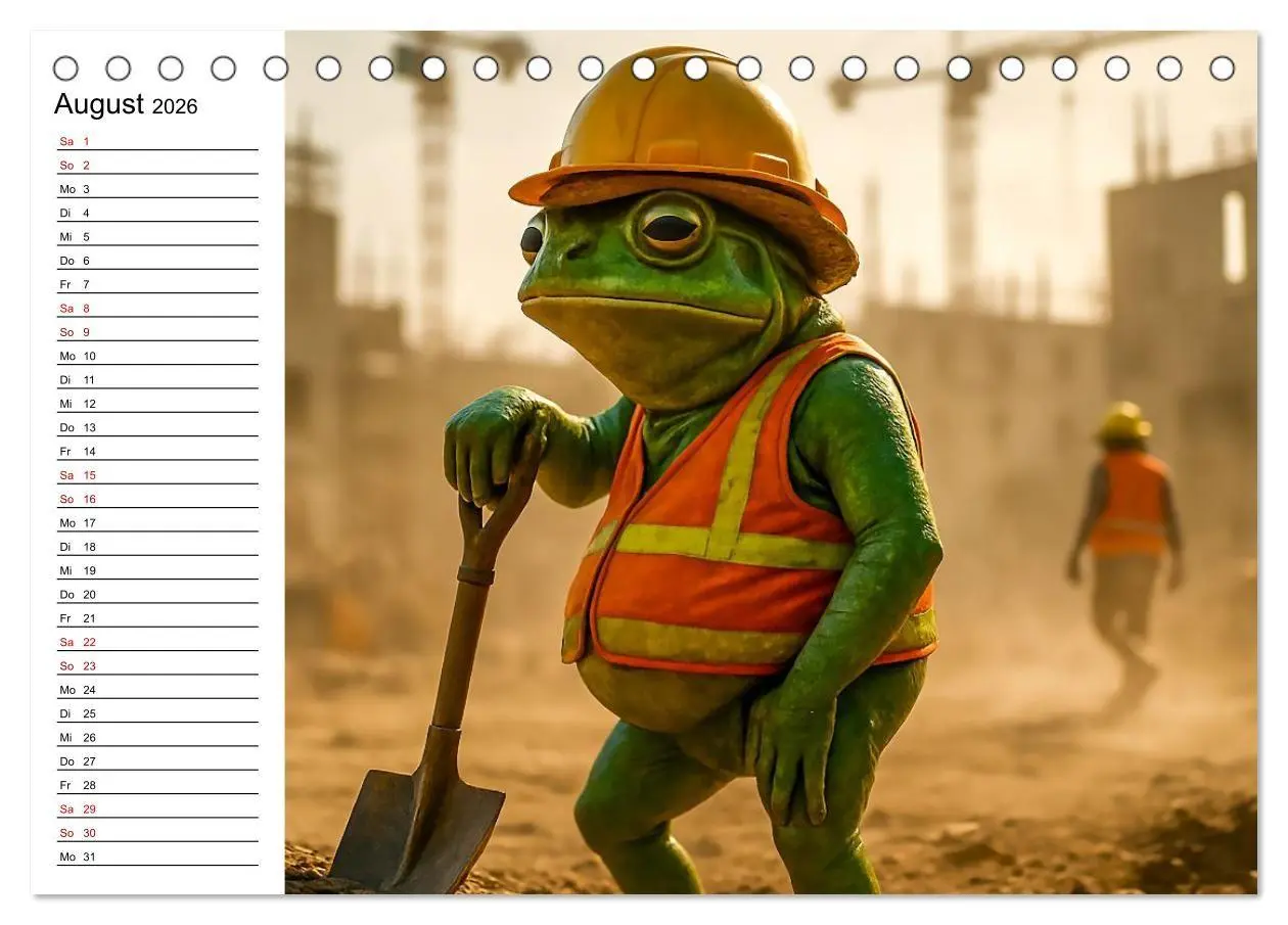 Bild: 9783516712940 | Frosch bei der Arbeit- Dienst nach Vorschrift (Tischkalender 2026...