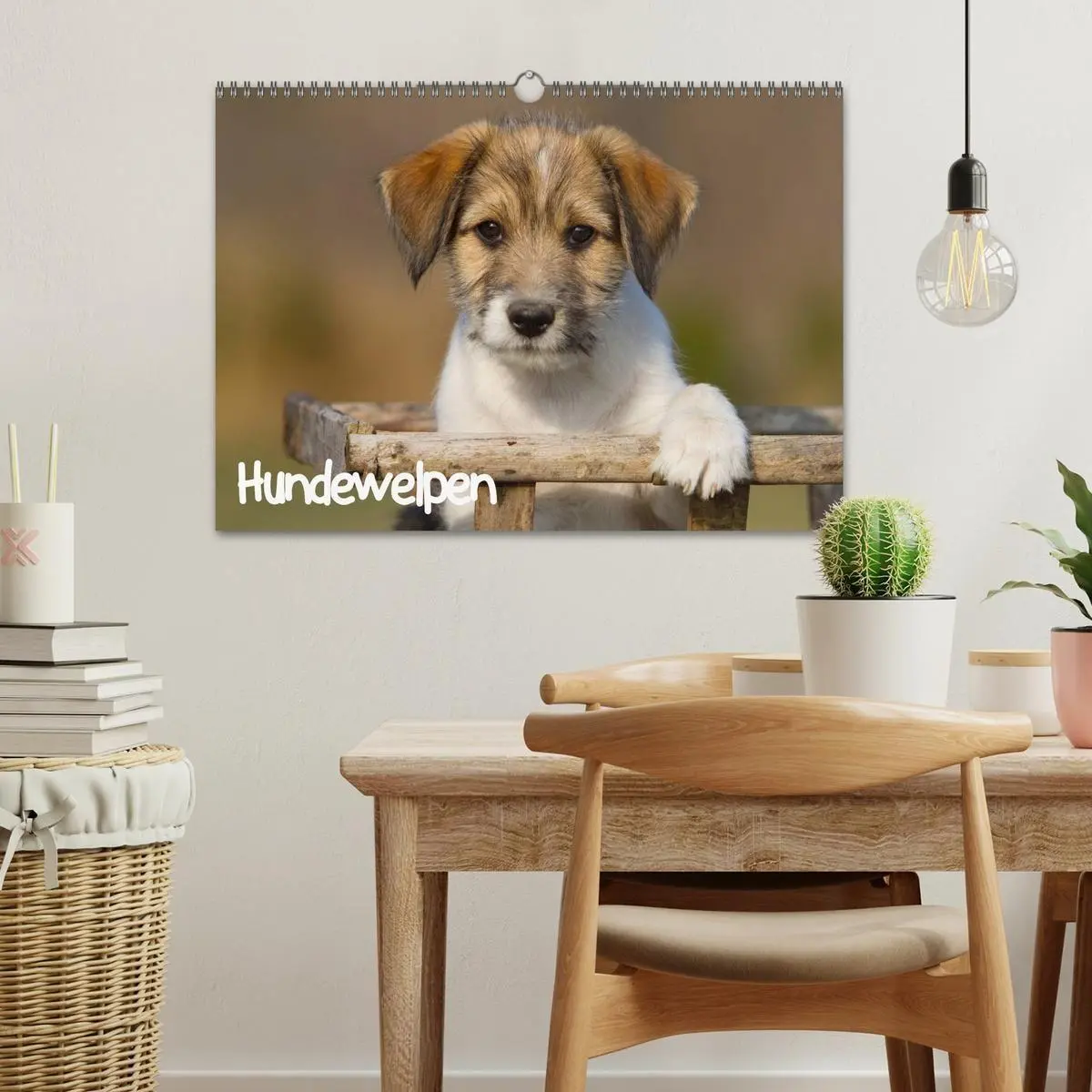 Bild: 9783594242940 | Hundewelpen (Wandkalender 2027 DIN A3 quer), CALVENDO Monatskalender