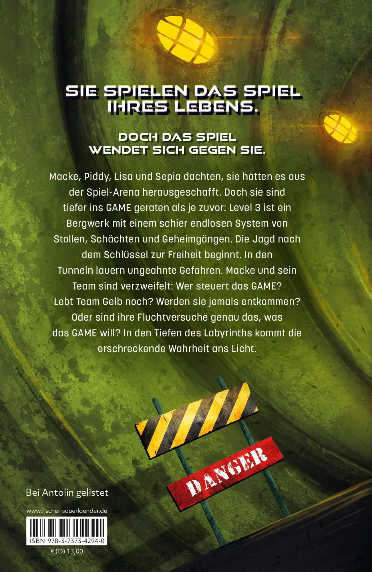 Rückseite: 9783737342940 | The Game - Gefangen im Labyrinth | Christian Tielmann | Buch | 240 S.