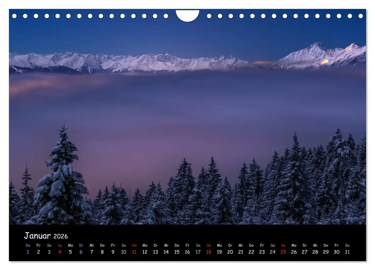 Bild: 9783516083040 | Tiroler Stimmungen (Wandkalender 2026 DIN A4 quer), CALVENDO...