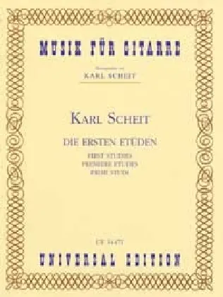 Cover: 9783702413040 | Die ersten Etüden | Gitarre. Partitur. | Noten Partitur | 2013