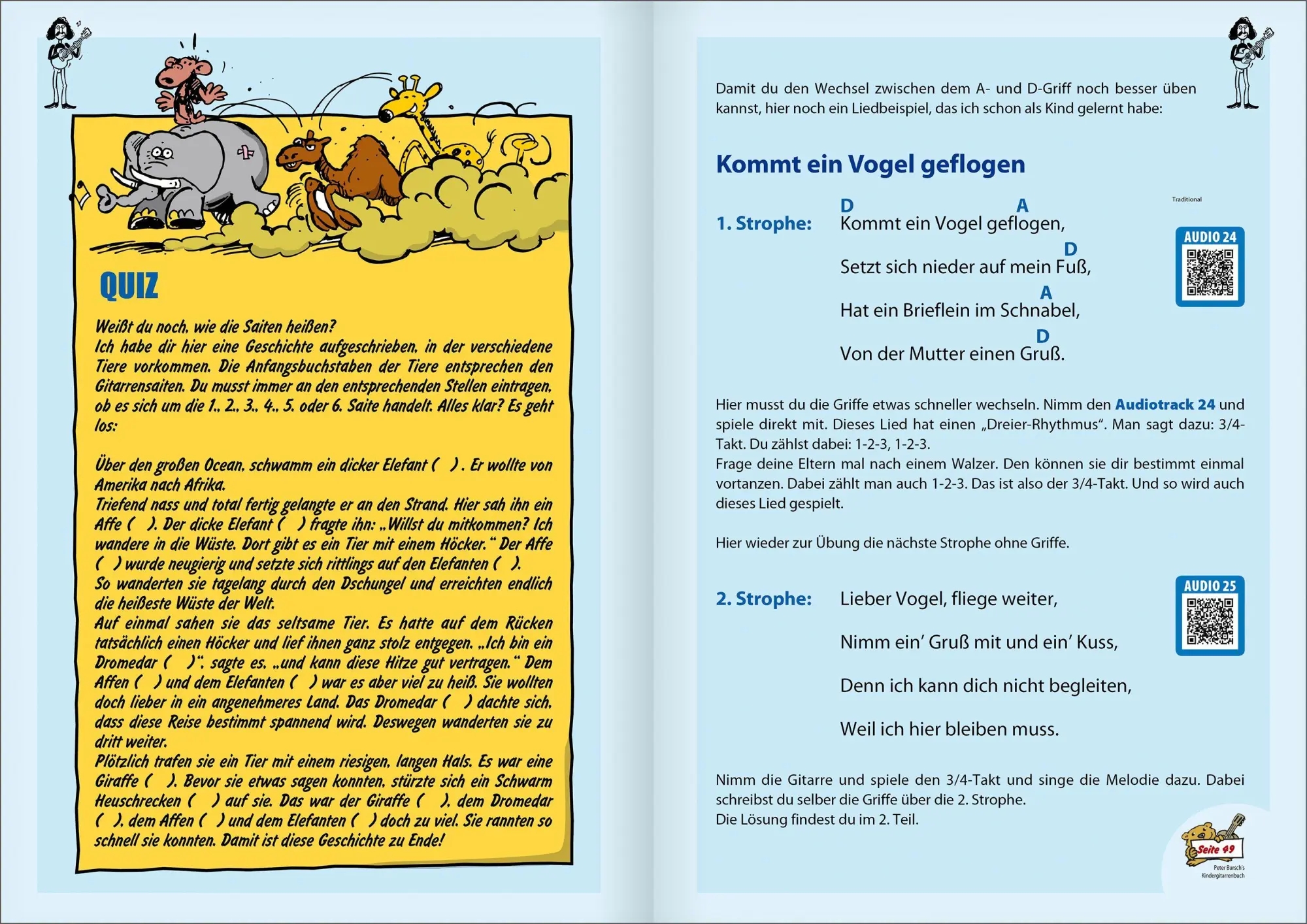 Bild: 9783802403040 | Peter Burschs Kinder-Gitarrenbuch | Mit viel Spaß von Anfang an!