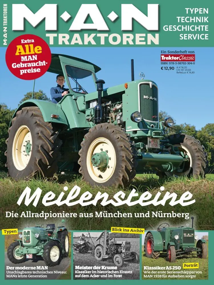 Cover: 9783987023040 | MAN-Traktoren-Meilensteine | Taktor Classic Spezial 24/2026 | Deutsch