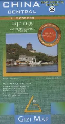 Cover: 9789638703040 | Gizi Map CHINA Central Geographical | (Land-)Karte | Englisch