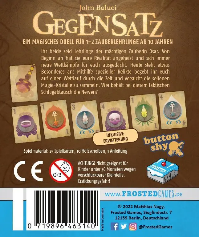 Bild: 719896463140 | Gegensatz | Ein Magisches Duell | John Baluci (u. a.) | Spiel