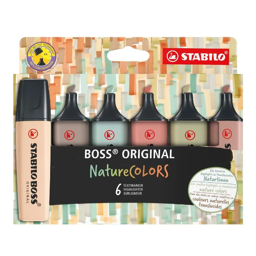 Cover: 4006381603140 | STABILO BOSS ORIGINAL NatureCOLORS 6er Etui | Karton | 2024