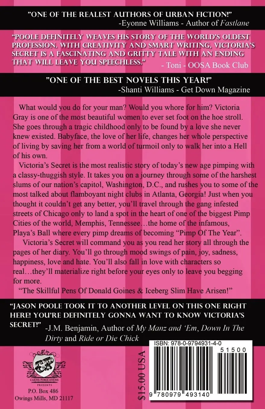 Rückseite: 9780979493140 | Victoria's Secret (The Cartel Publications Presents) | Jason Poole