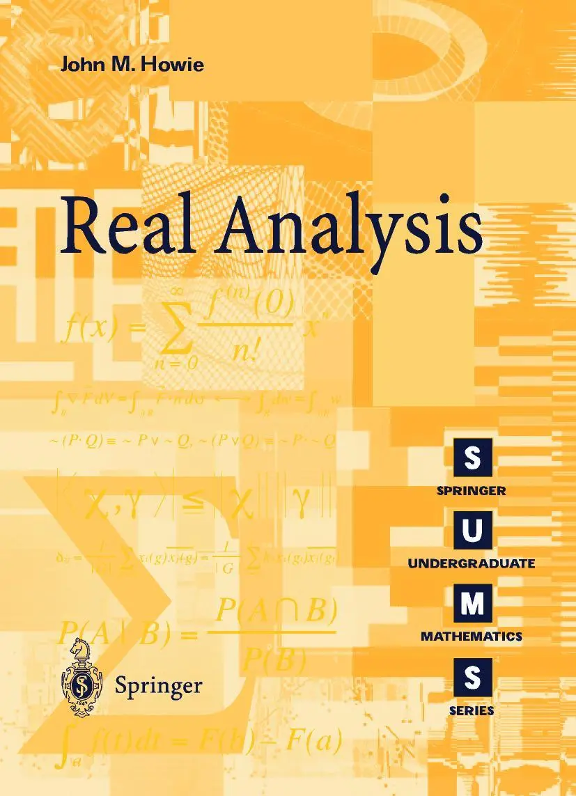 Cover: 9781852333140 | Real Analysis | John M. Howie | Taschenbuch | x | Englisch | 2001