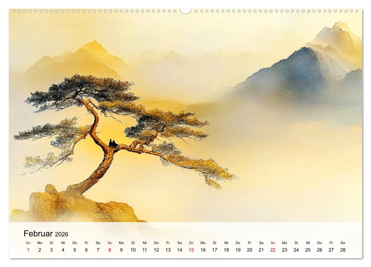 Bild: 9783457293140 | Japan. Eine künstlerische Reise im Aquarellstil (Wandkalender 2026...