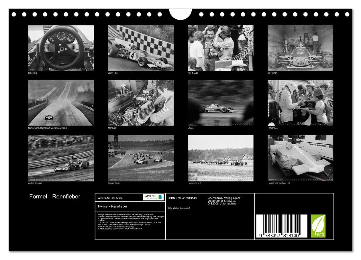 Bild: 9783457813140 | Formel - Rennfieber (Wandkalender 2026 DIN A4 quer), CALVENDO...