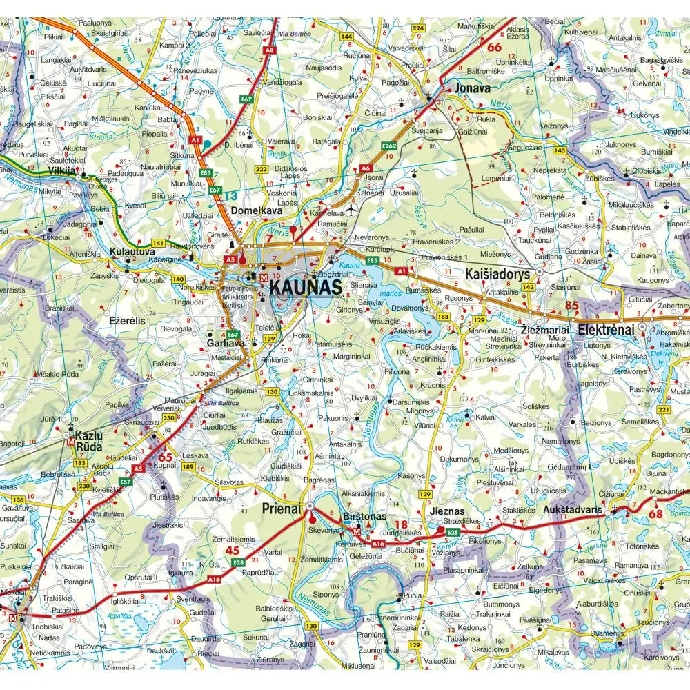 Bild: 9783707903140 | Niederlande 1 : 300 000 | (Land-)Karte | Deutsch | 2008
