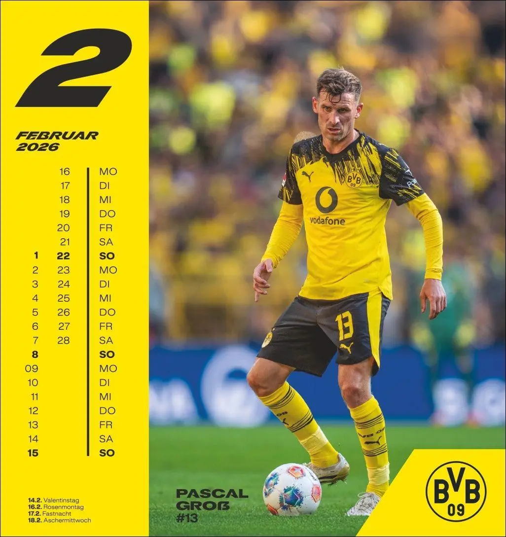Bild: 9783756413140 | BVB Postkartenkalender 2026 | Heye | Kalender | Spiralbindung | 13 S.