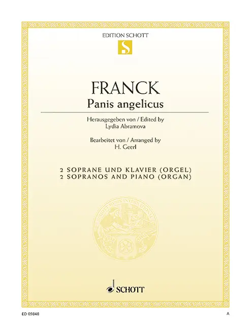 Cover: 9790001153140 | Panis Angelicus | César Franck | Edition Schott Einzelausgabe | Buch
