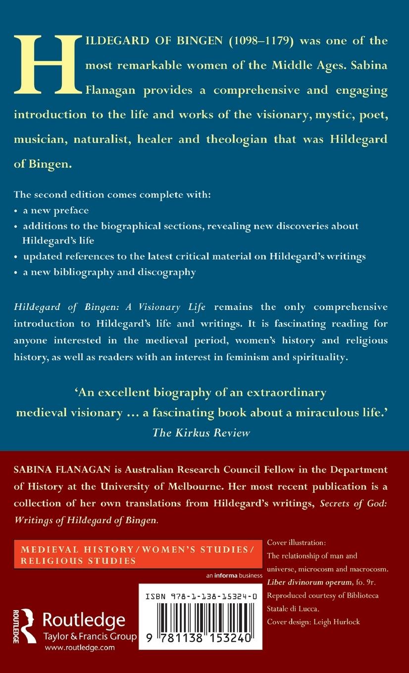 Rückseite: 9781138153240 | Hildegard of Bingen | A Visionary Life | Sabina Flanagan | Buch | 2016